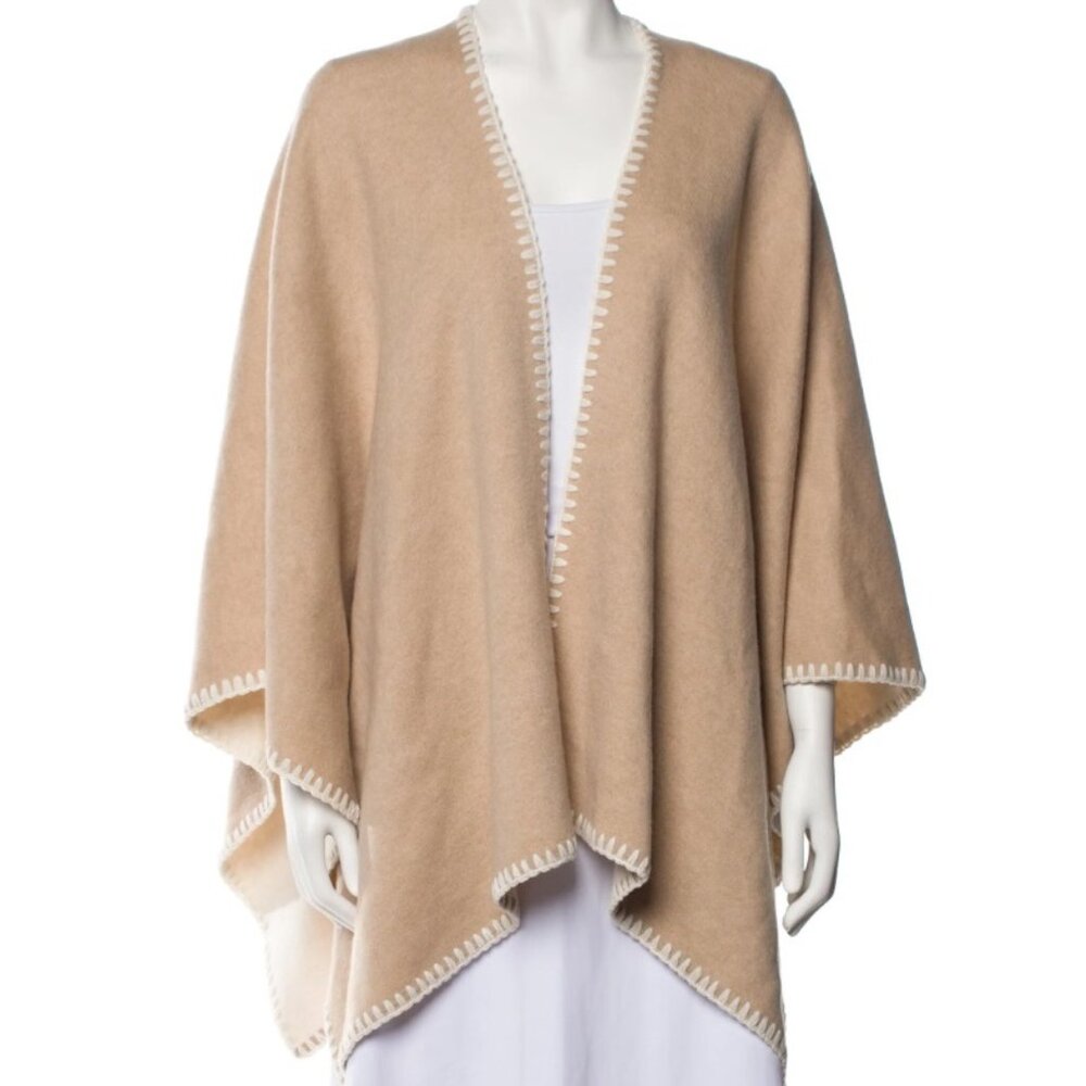 The Cashmere Project THICK Wrap Tan and Cream - Picture 1 of 16